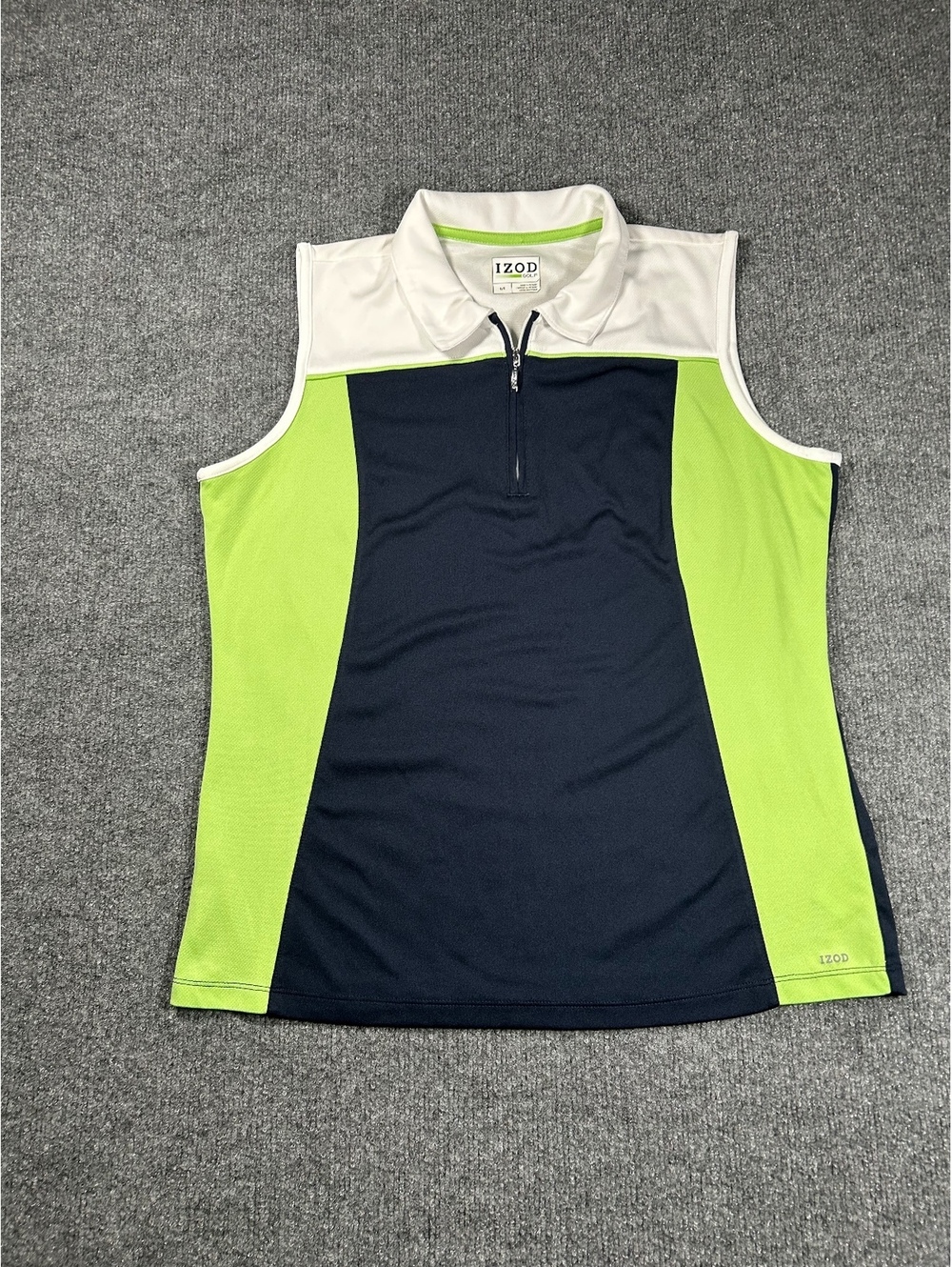 IZOD Golf Women's Sleeveless Polo Shirt Size L/G